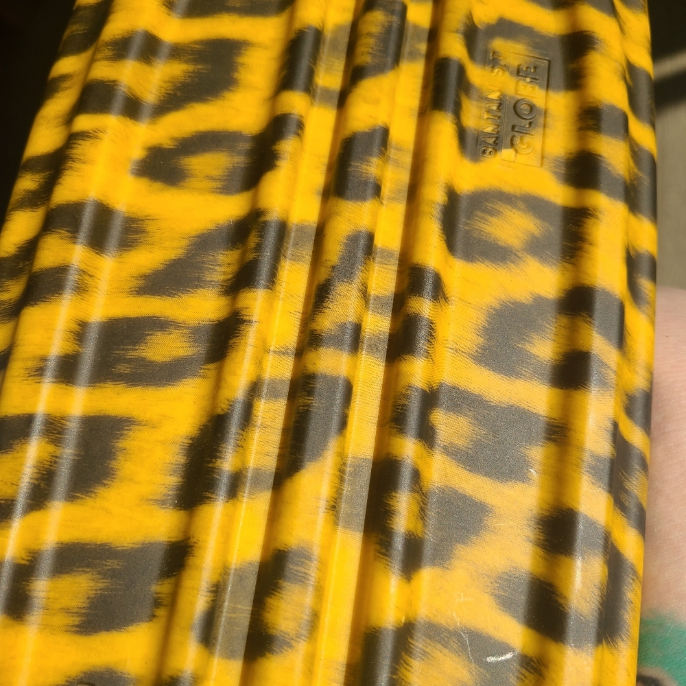 Brand new mini skateboard with leopard print wrap